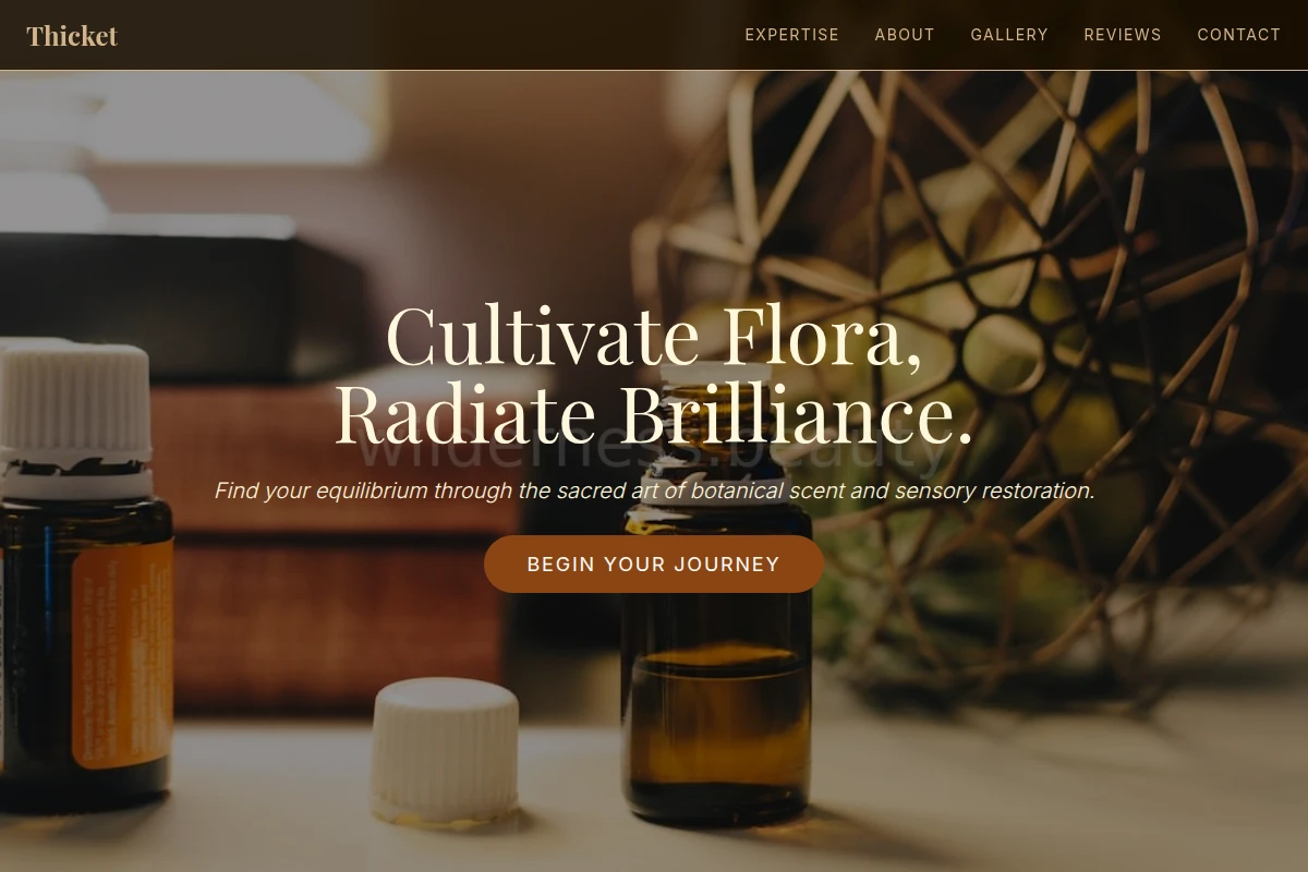 Thicket Aromatherapy Wellness Parlor